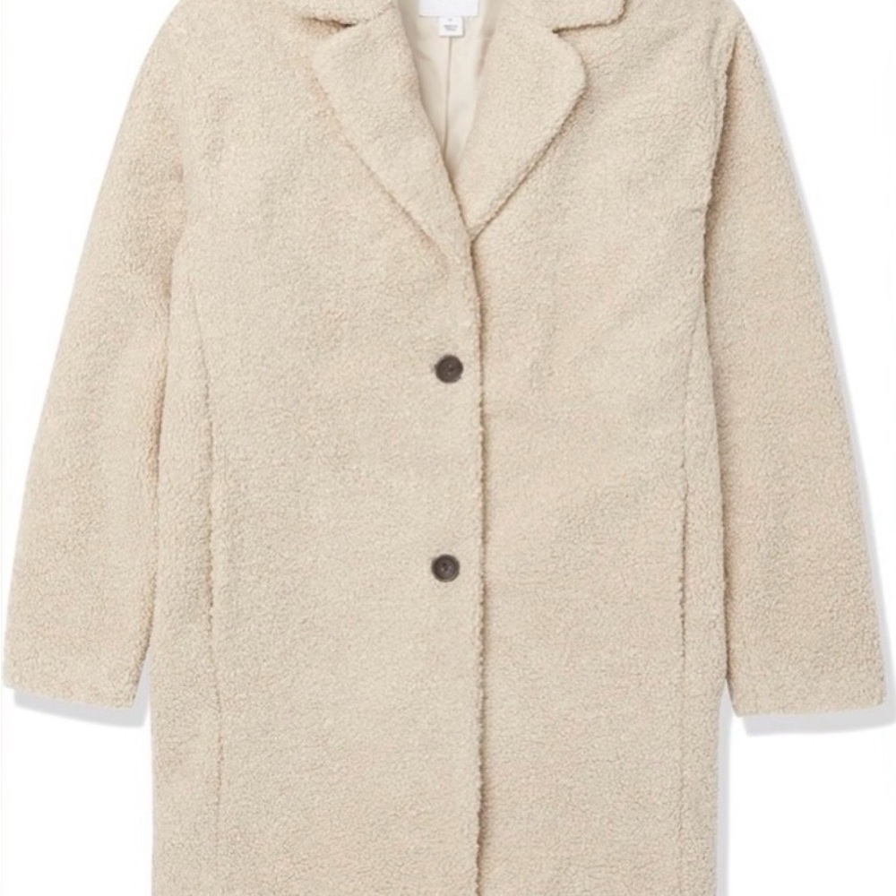 Daily Ritual Cream Teddy Jacket